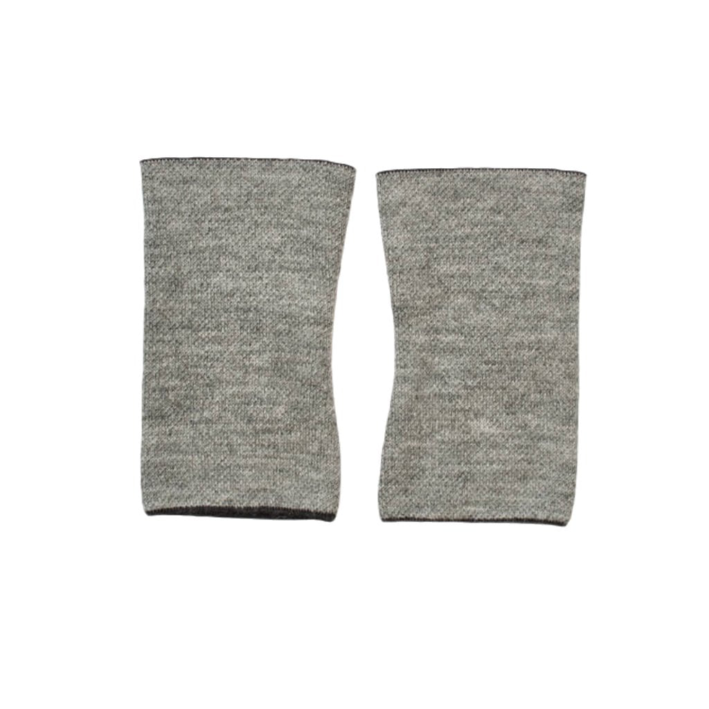 Kurze wendbare Armstulpen aus Alpakawolle - Mein-Alpaka-Shop.de