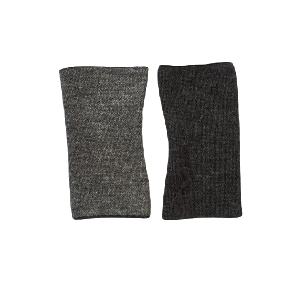 Kurze wendbare Armstulpen aus Alpakawolle - Mein-Alpaka-Shop.de