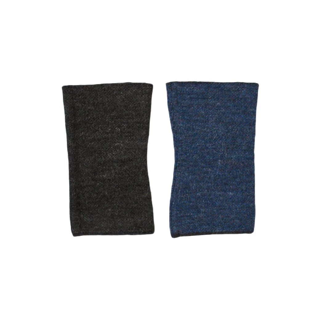 Kurze wendbare Armstulpen aus Alpakawolle - Mein-Alpaka-Shop.de