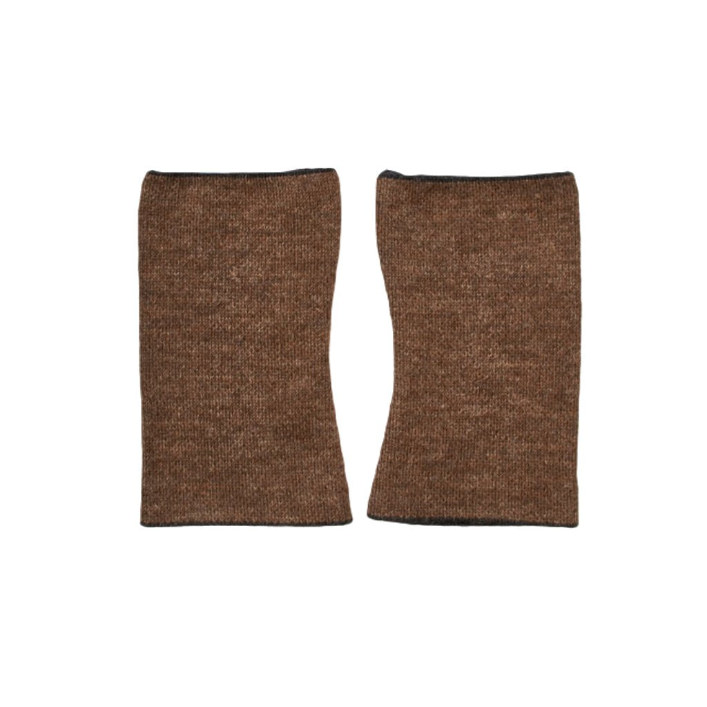 Kurze wendbare Armstulpen aus Alpakawolle - Mein-Alpaka-Shop.de