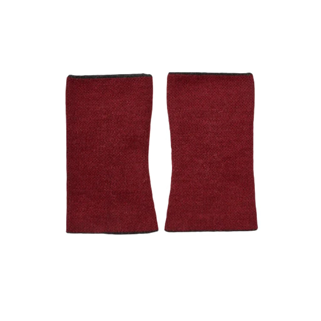 Kurze wendbare Armstulpen aus Alpakawolle - Mein-Alpaka-Shop.de