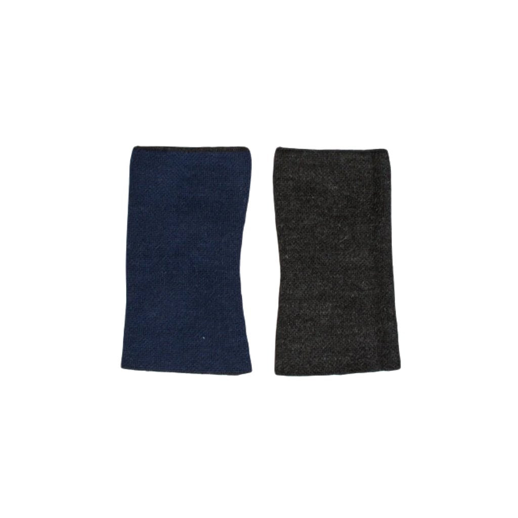 Kurze wendbare Armstulpen aus Alpakawolle - Mein-Alpaka-Shop.de