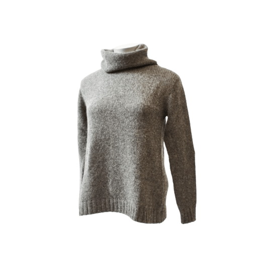 Besonders flauschiger Rollkragenpullover mit Alpakawolle