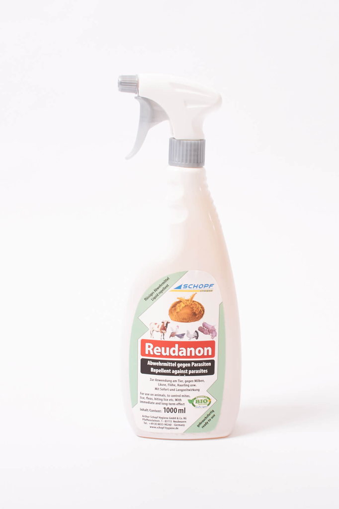 Reudanon von Schopf - Repellent gegen Parasiten - Milben (1000 ml) - Mein-Alpaka-Shop.de