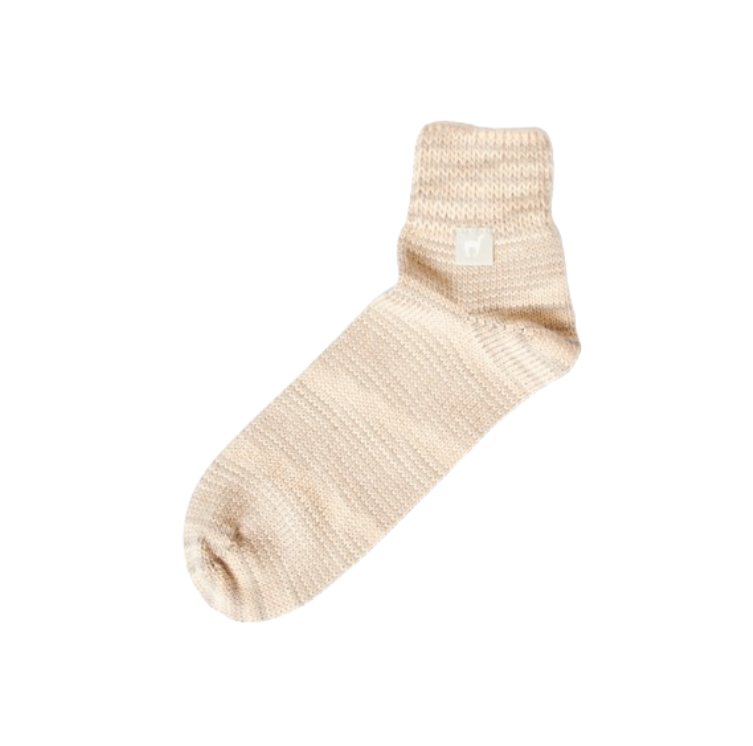 Alpaka-Strick-Socke für Freizeit und Alltag