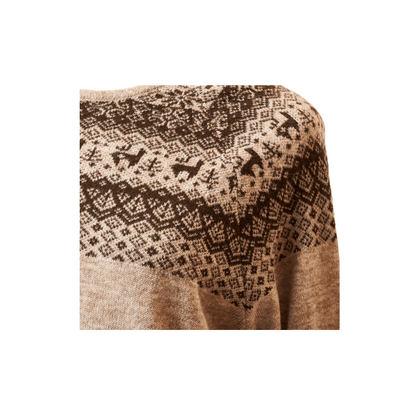 Damen-Pullover aus Alpaka-Wolle mit wunderschönem Anden-Muster
