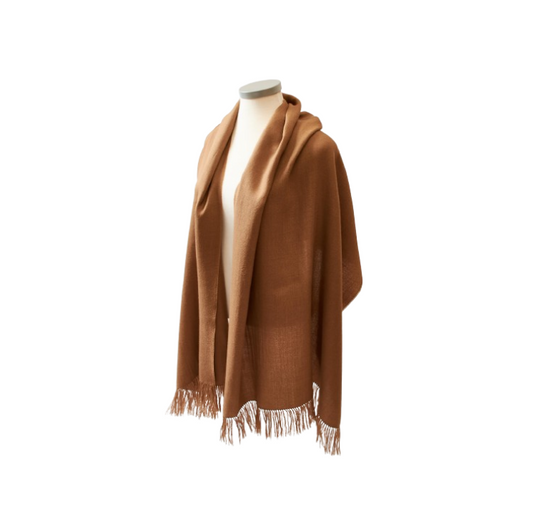 Edle Stola - Oversize-Schal aus 100 % Royal Alpaka