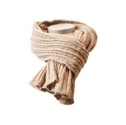 Schöne Strick-Stola - Oversize-Schal - Reisedecke aus 100 % weicher Baby-Alpaka-Wolle
