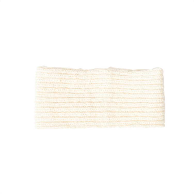 Weiches Stirnband aus 100 % Alpaka-Wolle mit schönem Rippstrick - Mein-Alpaka-Shop.de