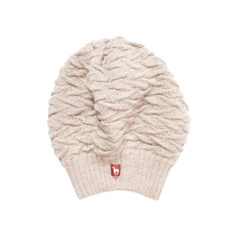 Beanie Mütze aus 100 % weichem Baby-Alpaka - Mütze