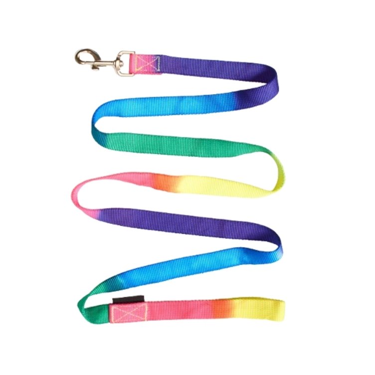 Führleine für Alpakas in Regenbogenfarben - Mein-Alpaka-Shop.de