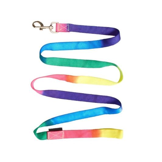 Führleine für Alpakas in Regenbogenfarben - Mein-Alpaka-Shop.de