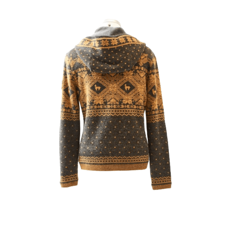 Strickjacke Damen Strickjacken Norwegermuster Herren Strickjacke