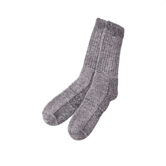 Kuschelig dicke Frottee-Socken mit Alpaka-Wolle - Socken