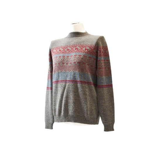 Schöner Alpaka-Herren-Pullover im Norweger-Stil - Pullover