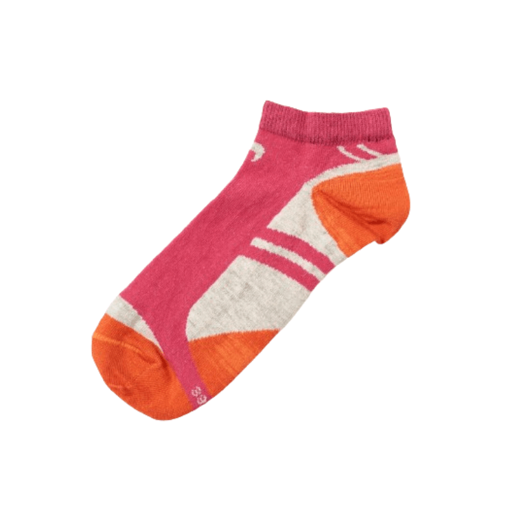 Sport- Sneaker-Socken mit 95 % Naturfaseranteil in toller