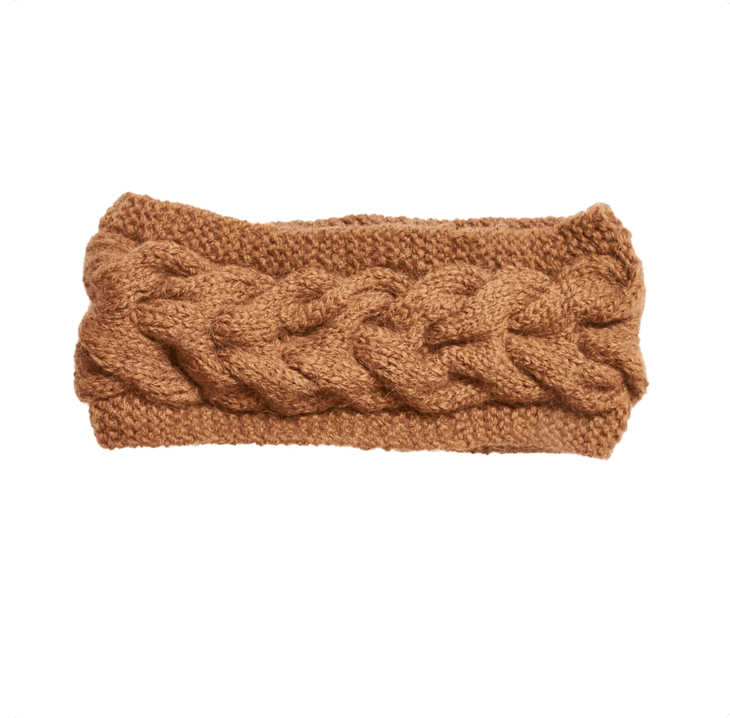 Stirnband aus 100 % naturbelassener Baby-Alpaka-Wolle - Mein-Alpaka-Shop.de