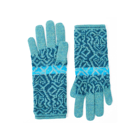 Jaquardmuster-Handschuhe aus 100 % Baby-Alpaka
