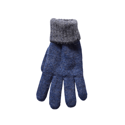 Warme Wende-Finger-Handschuhe aus 100 % Baby-Alpaka-Wolle