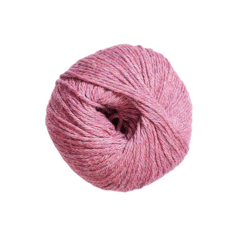 Weiches Strickgarn aus Babyalpaka 50 g - flieder