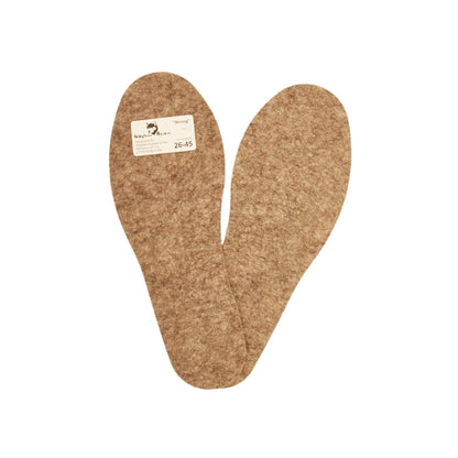 Robuste Einlegesohle aus Alpaka-Woll-Filz für besondere Beanspruchung - Mein-Alpaka-Shop.de