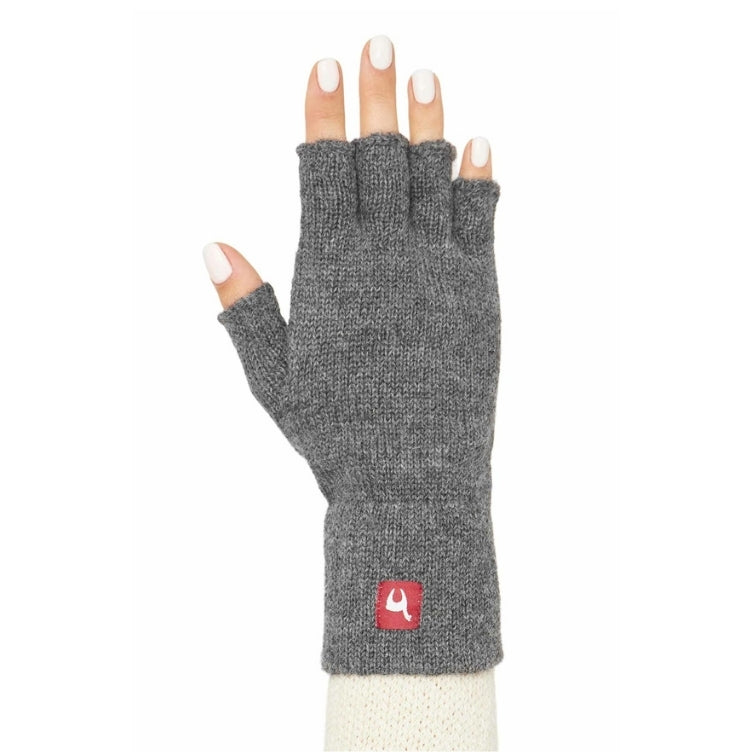 Fingerlose - Halbfinger Handschuhe aus Baby-Alpaka-Wolle - Mein-Alpaka-Shop.de