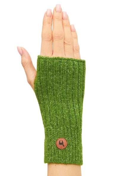 Kuschelige Pulswärmer mit Daumenloch aus Alpaka- Merino- Gemisch - Mein-Alpaka-Shop.de