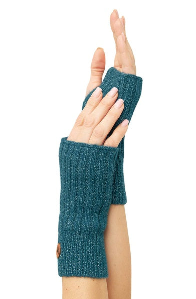 Kuschelige Pulswärmer mit Daumenloch aus Alpaka- Merino- Gemisch - Mein-Alpaka-Shop.de