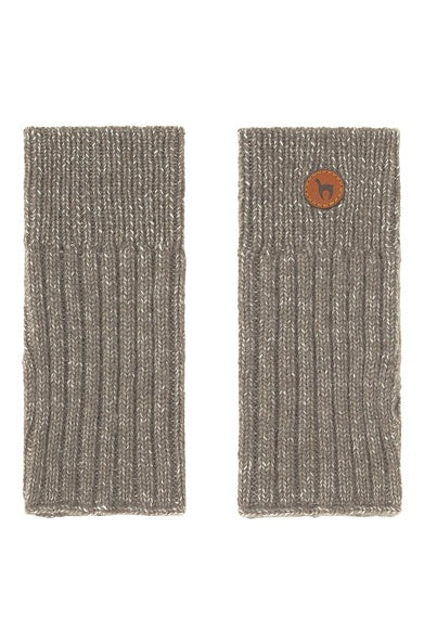 Kuschelige Pulswärmer mit Daumenloch aus Alpaka- Merino- Gemisch - Mein-Alpaka-Shop.de