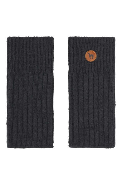 Kuschelige Pulswärmer mit Daumenloch aus Alpaka- Merino- Gemisch - Mein-Alpaka-Shop.de