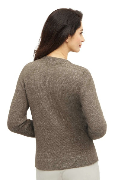 Kuschelige Strickjacke aus Alpaka-Merino-Mix