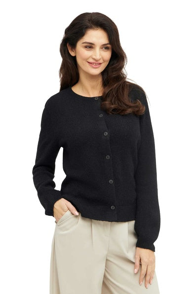 Kuschelige Strickjacke aus Alpaka-Merino-Mix
