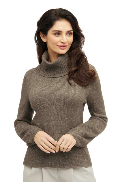 Kuscheliger Rollkragen-Pullover aus Alpaka-Merino-Mix - Mein-Alpaka-Shop.de