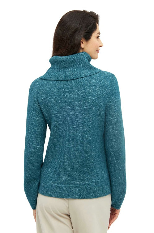 Kuscheliger Rollkragen-Pullover aus Alpaka-Merino-Mix - Mein-Alpaka-Shop.de