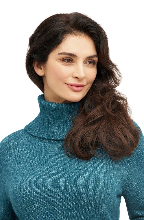 Kuscheliger Rollkragen-Pullover aus Alpaka-Merino-Mix - Mein-Alpaka-Shop.de