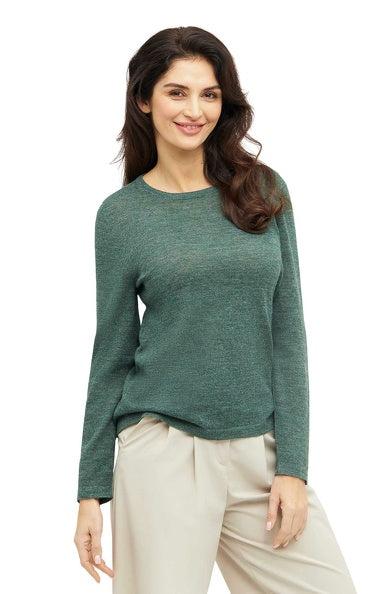 Zeitloser Pullover für Damen aus reiner Alpakawolle