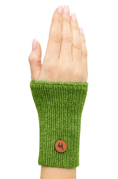 Weiche Pulswärmer aus Alpaka-Merino-Gemisch ohne Daumenloch - Mein-Alpaka-Shop.de