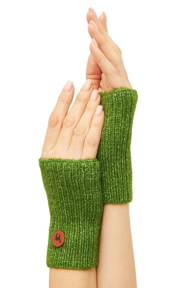 Weiche Pulswärmer aus Alpaka-Merino-Gemisch ohne Daumenloch - Mein-Alpaka-Shop.de