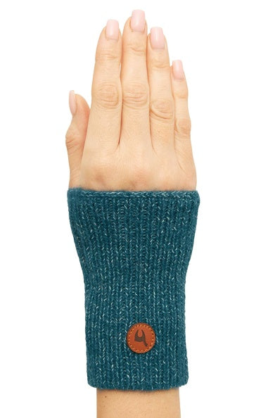 Weiche Pulswärmer aus Alpaka-Merino-Gemisch ohne Daumenloch - Mein-Alpaka-Shop.de