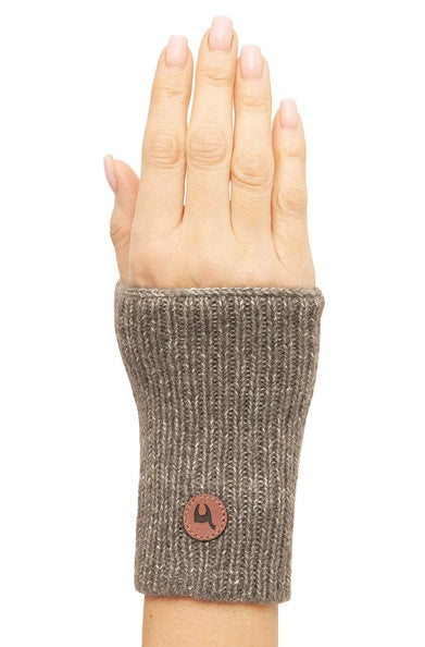 Weiche Pulswärmer aus Alpaka-Merino-Gemisch ohne Daumenloch - Mein-Alpaka-Shop.de