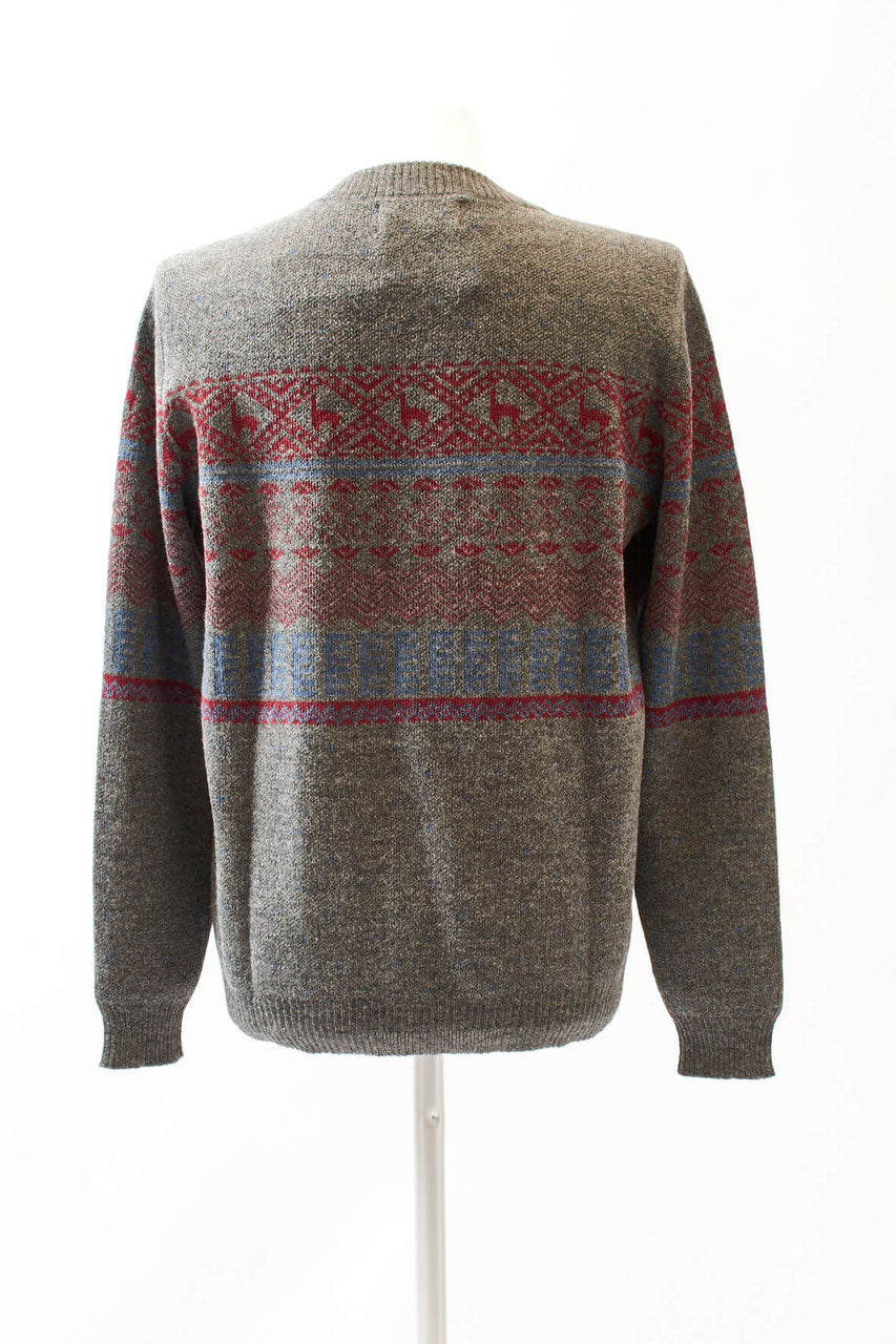 Sch ner Alpaka Herren Pullover im Norweger Stil