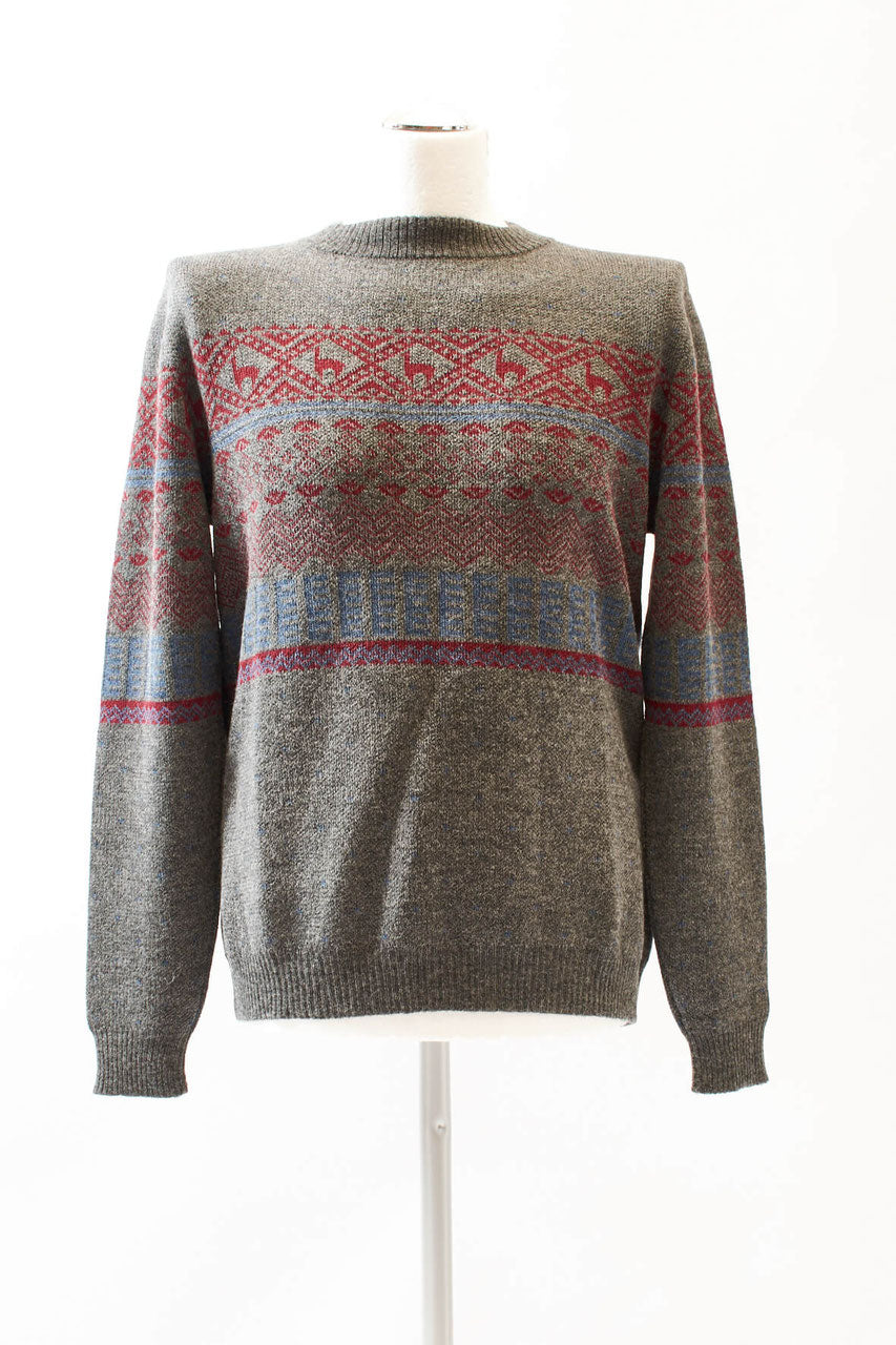 Sch ner Alpaka Herren Pullover im Norweger Stil